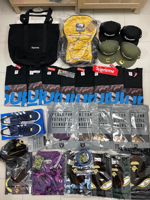 Supreme, The North Face dan Human Made